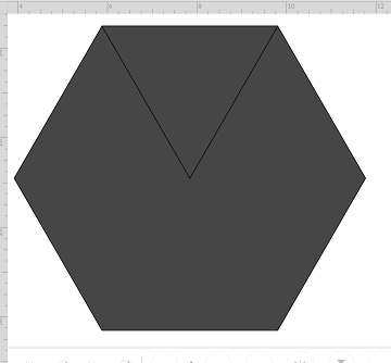 designing base of hexagon box