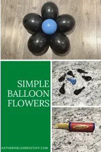 simple balloon flower pin