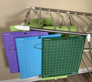 hanging clean cutting mats