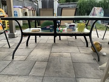 final patio table shelf