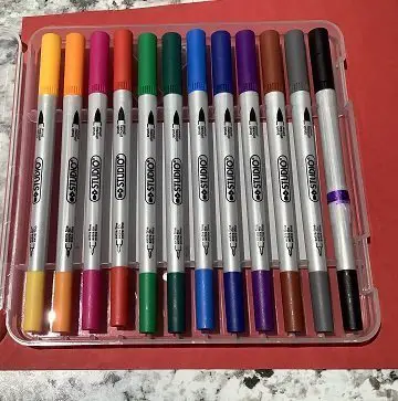 Studio markers used in cricut