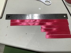 harness ribbon dims