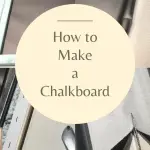 how to make a chalkboard pin