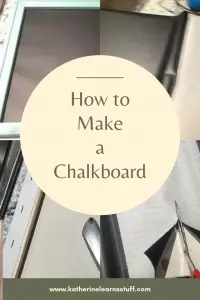 how to make a chalkboard pin