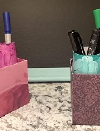 DIY Pen Holder – Toilet Paper Roll Craft