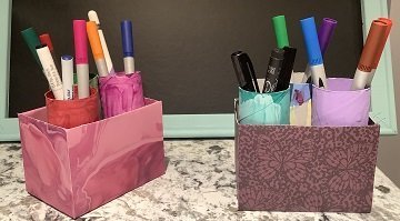 Pen Holder - Toilet Paper Roll Craft