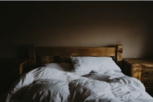 sick kid in bed