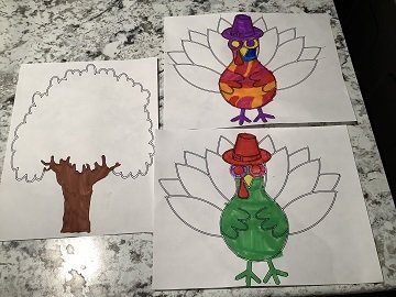 autumn leaves coloring sheets