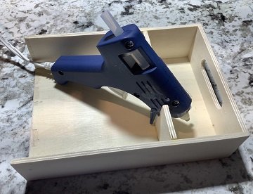 hot glue gun holder