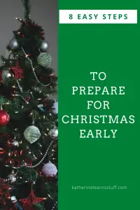 prepare for christmas