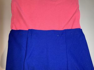 t-shirt dress pleats