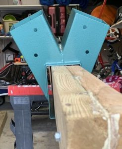 bracket needing shims
