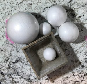 styrofoam balls