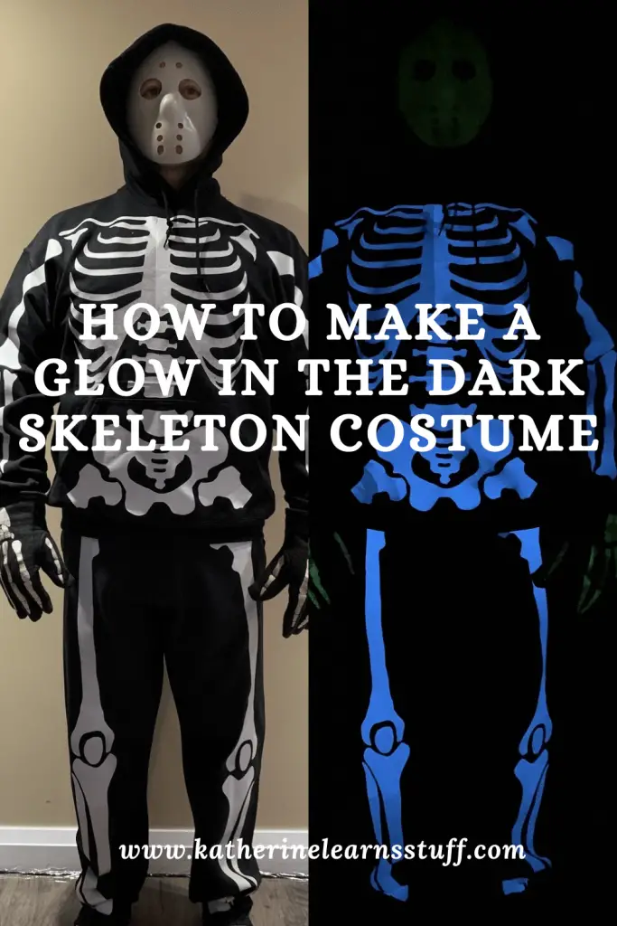 how to make a skeleton costume pin