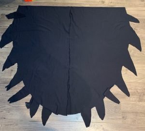 Maleficent Cape front cut