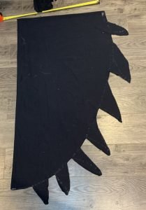 Maleficent Cape Cut