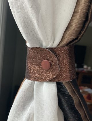 How To Make Curtain Straps/Curtain Tie-Backs