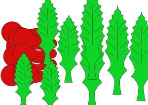 paper holly decoration design