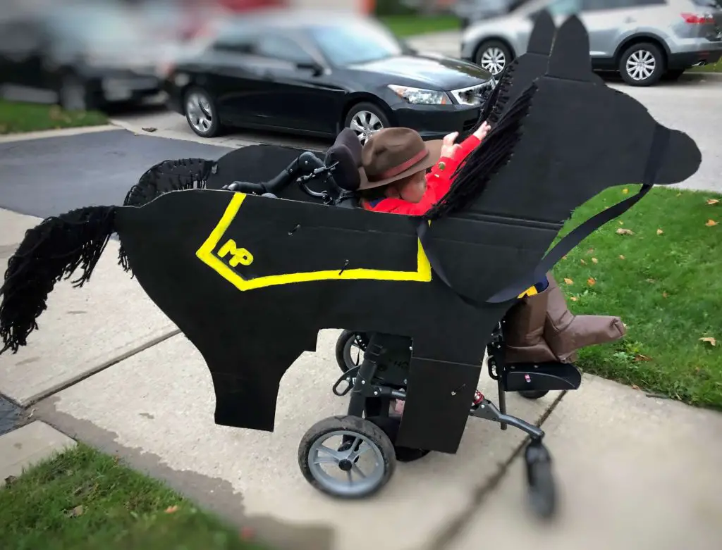 diy wheelchair horse costume