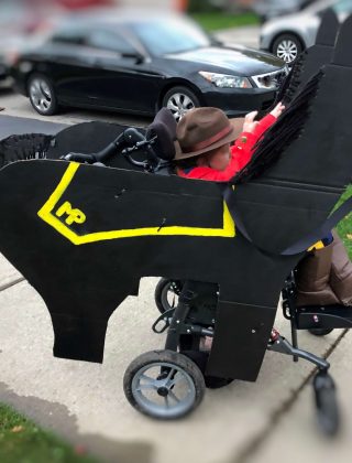 DIY Wheelchair Horse Costume