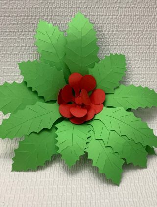 Paper Holly Decoration – DIY