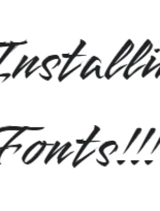 How to download fonts to Cricut