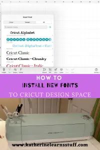 How to download fonts to cricut