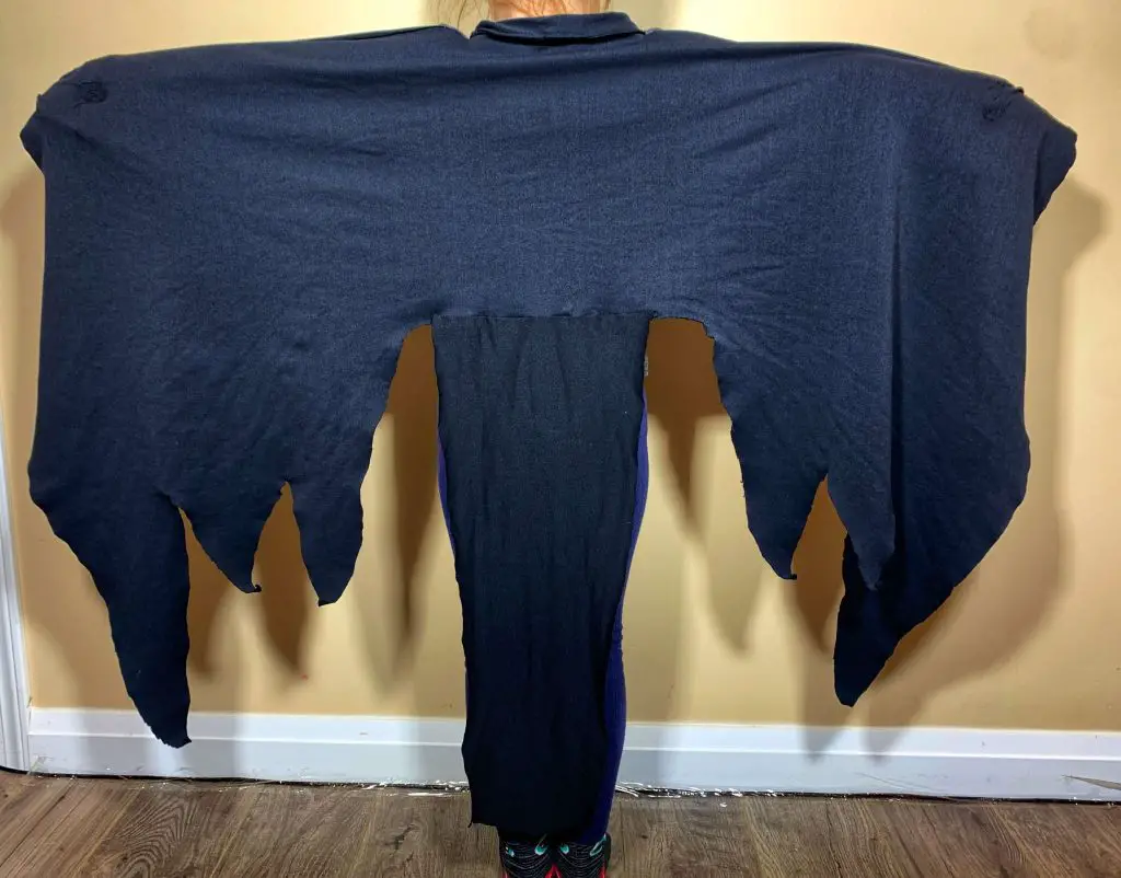 DIY simple dragon wings for kids