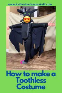 DIY toothless Costume