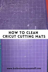 Cleaning cutting mats pin
