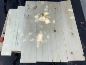 Stove cover cut wood