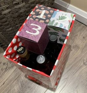 wine advent calendar assembly