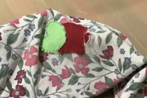 mend kids pants inside patch