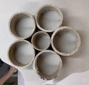 DIY Jewelry Box from Toilet Paper Rolls