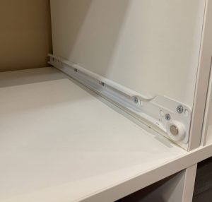 kallax shelf with slides