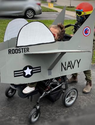 Fighter Jet Wheelchair Costume