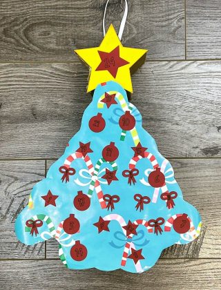 Toilet Paper Roll Countdown Calendar Christmas Tree