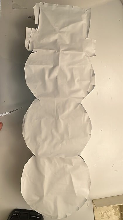 snowman Christmas Countdown Calendar glue