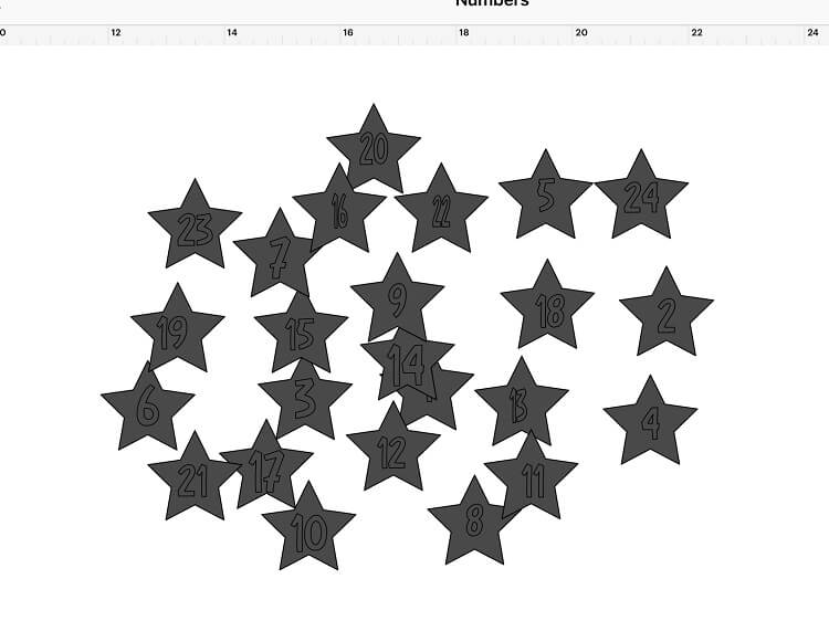 Number stars