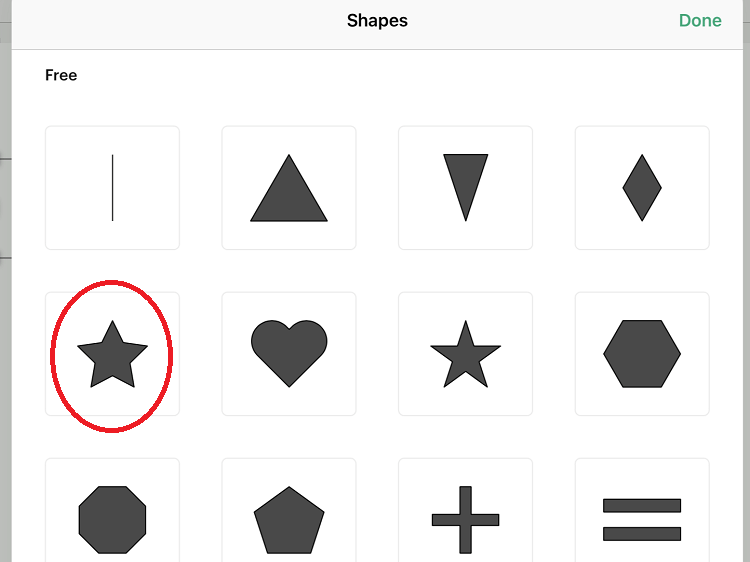 Design space shapes