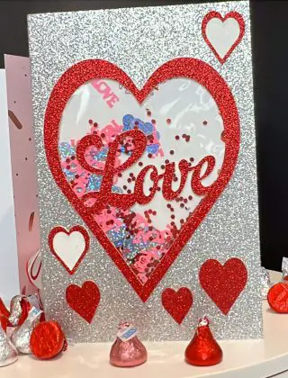 Valentine’s Day Shaker Card