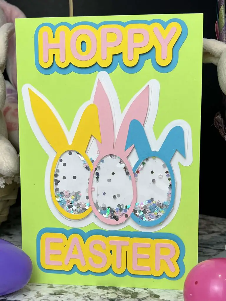 Hoppy Easter Shaker Card