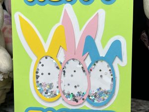 Hoppy Easter Shaker Card SVG