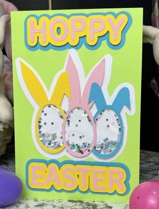 Hoppy Easter Shaker Card