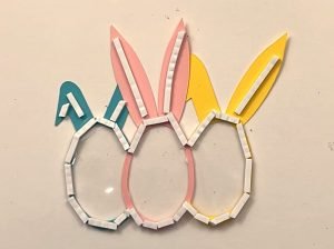 Hoppy Easter Shaker Card assembly