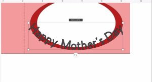 How to Design a Mother’s Day Shaker Card text