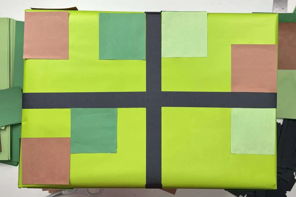 DIY Minecraft creeper pixels