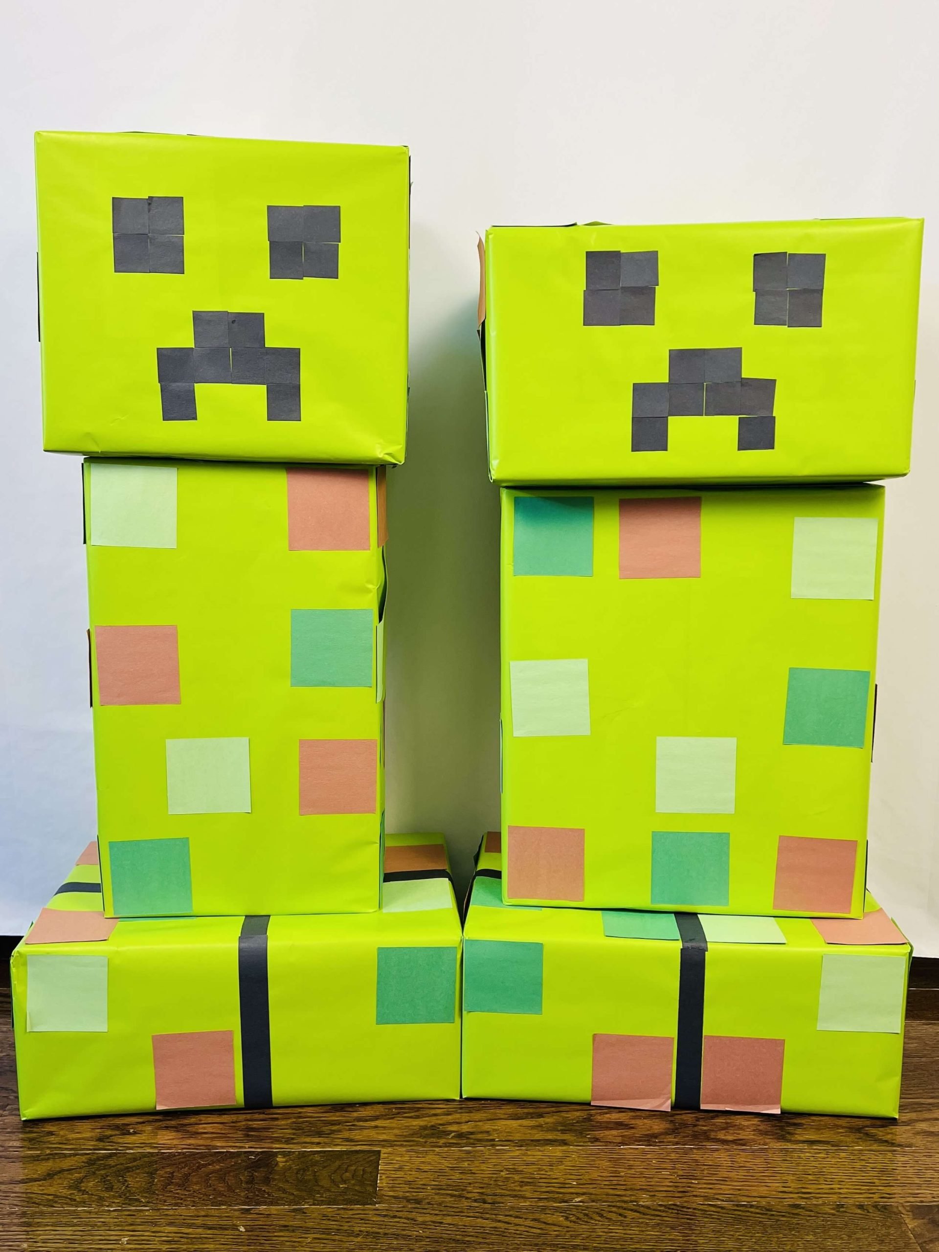 Mindcraft themed gift wrapping  Gift wrapping, Minecraft gifts, Gifts