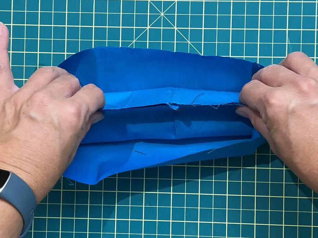 sewing scrunchy burrito method