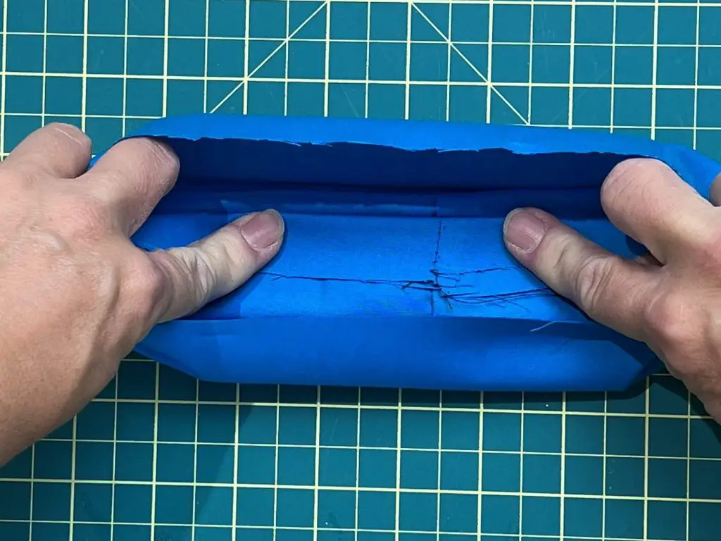 sewing scrunchy burrito method